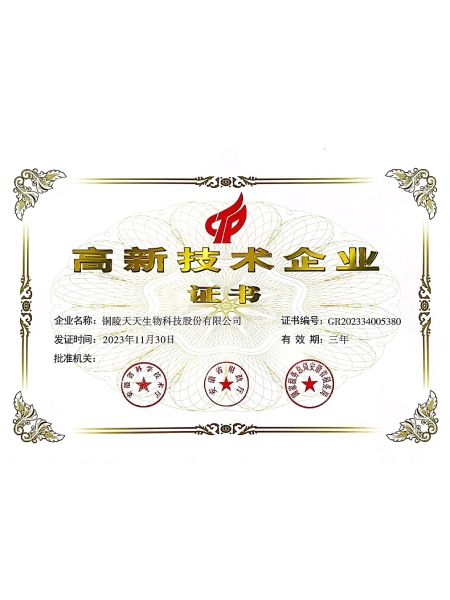 国家高新技术企业